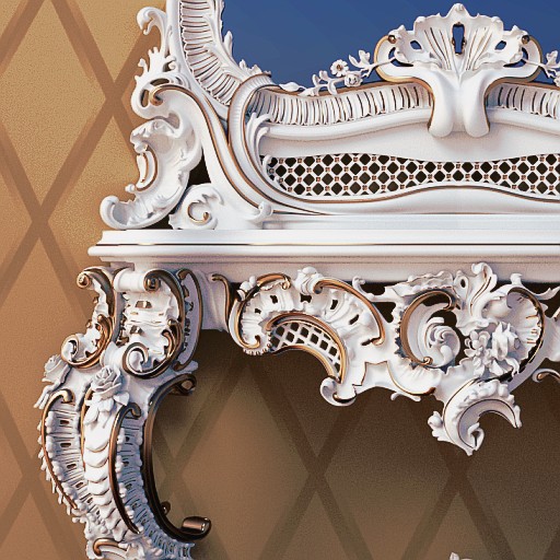 Baroque Mirror Table preview image 1